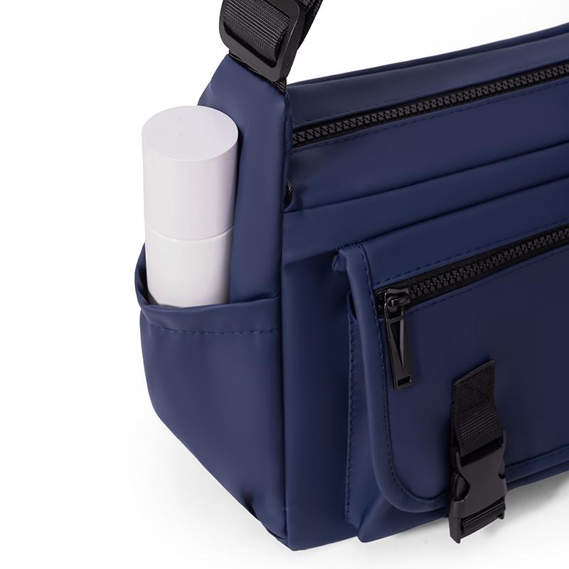 Unisex Nylon Crossbody Bag Multi Pocket Casual Shoulder Handbag for Travel Work
