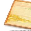 Made In Wooden Square of 3 Shaku J-kitchens Placemat/Tray, Japan, High-Quality Tray, "Goshinzen" (Sea Clouds) Design, (1.5 Ft)