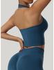Women's High-Impact Seamless Halter Neck Sports Bra