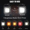 Portable Mini Keychain Light USB Rechargeable Flashlight led Waterproof Emergency Work Light Powerful Outdoor Camping Torch