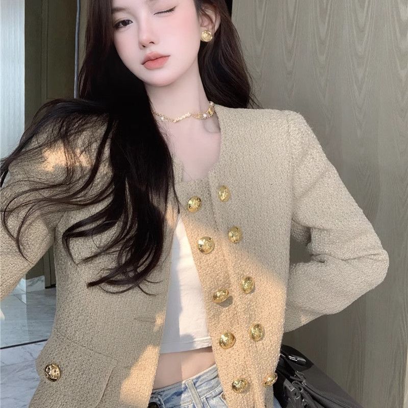 Autumn Fashion Short Blazer comfortable Womens Suit Jacket French Style