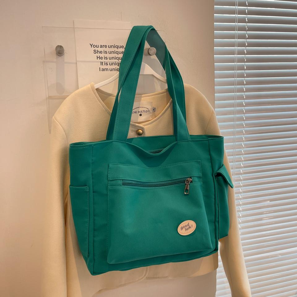 New Women's Oxford Tote Bag - Large Capacity Fashion Shoulder Bag for Students & Commuters