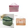 Travel Makeup Storage Bag With Mesh Nylon Large Capacity Perfect For Bathroom And Bedroom
