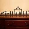 Metal Scene Christmas Decoration Resistant Outdoor Holiday Ornament For Church Home