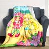 1pc Princess Strawberry6 Blanket, Gift, for Men and Women, Soft Blanket, Good for Sofa Bed Couch Travel, Lightweight Flannel Blanket