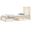 Vidaxl Extendable Bed, 2X(90X190) Cm, Light Pine Wood