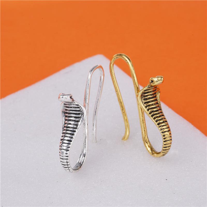 New retro snake personalized earrings fashionable and popular women's simple accessories