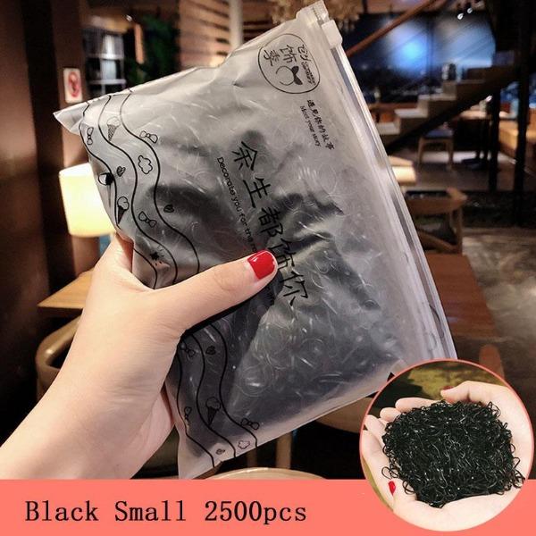 1000 teile/paket Mädchen Bunte Kleine Einweg Gummibänder Gummi Für Pferdeschwanz Halten Scrunchie Haarbänder Mode Haar Zubehör