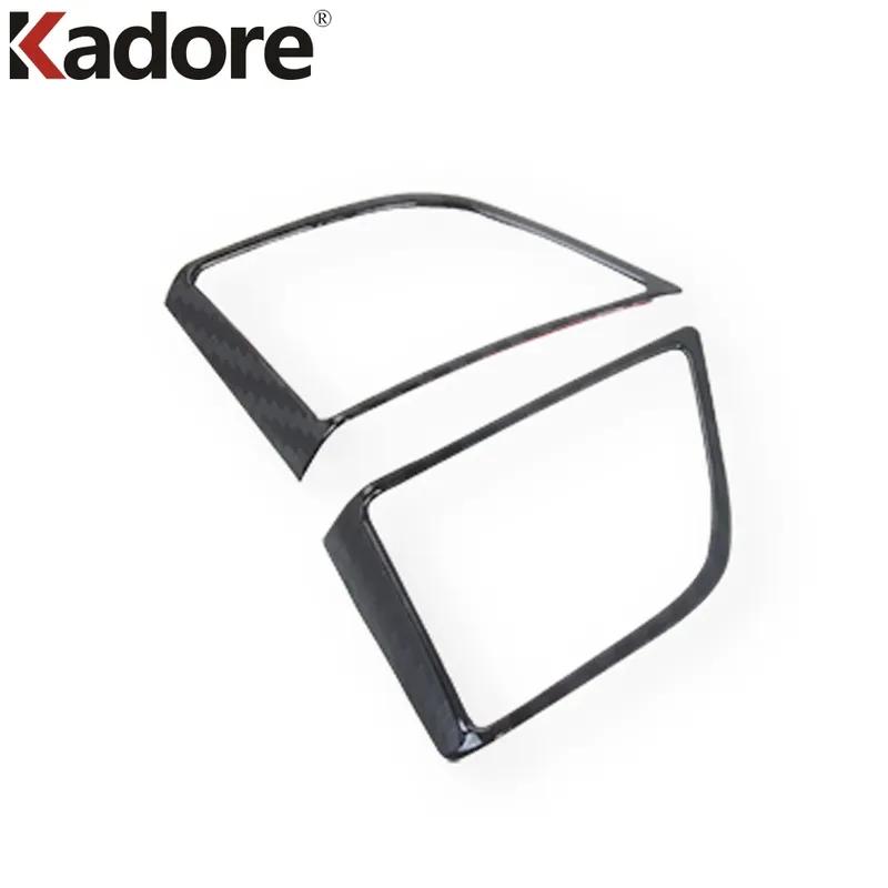 Car Steering Wheel Panel Cover Trim For Hyundai Tucson 2015 2016 2017 2018 Carbon Fiber Interior Mouldings Accessories