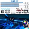 APP-Controlled RGB LED Interior Ambient Lights for 2022-2025 GMC Yukon