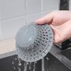 1 Stück Badewannenabfluss Haarfänger, Hochwertiger Silikon Duschhaarfänger, Faltbarer Haarschutz Geeignet für Pop-Up & Duschen