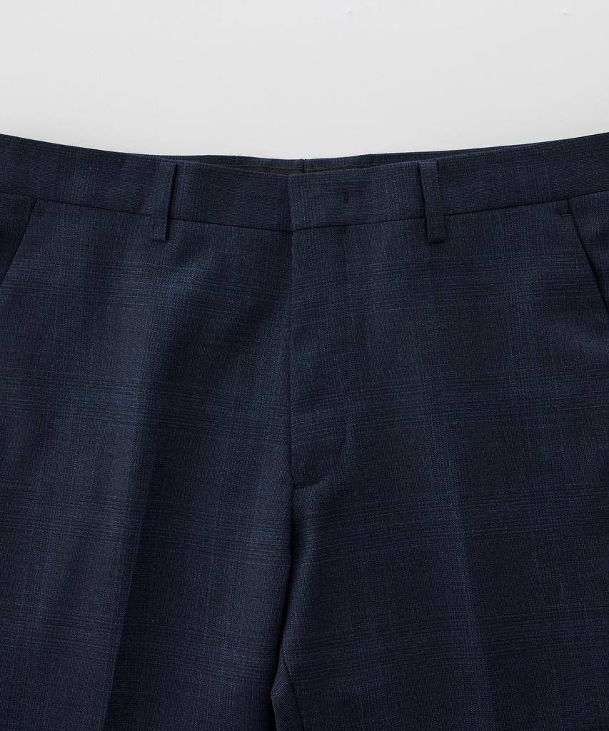 STCO Extra Fine Wool 51% Check Summer Suit Pants_Navy (Classic Fit)_Sslxb61Ccn