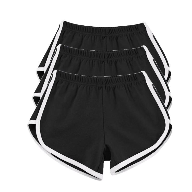 Trendige avantgardistische Hotpants niedrige Taille dünn vielseitig bequem sexy Beine lang Strand Yoga Sportshorts