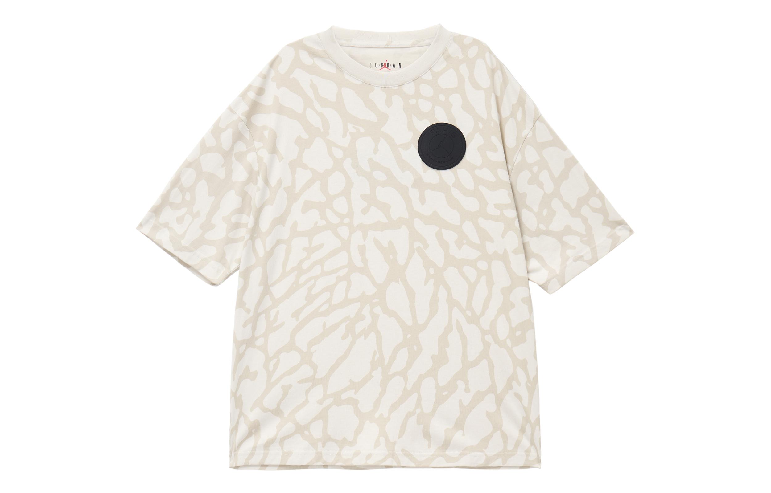 Jordan x PSG T-shirt Heren Lichtgrijs S white
