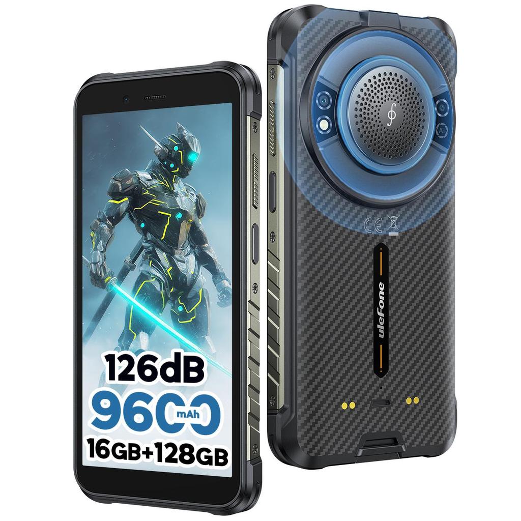 Ulefone RugKing 4G Rugged Phone Android 15 Up to 16GB+128GB Waterproof Smartphone 9600mAh NFC Global Version 5.99"