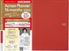 2026 Time Management Course Planner 16 Months Planner December Weekly Vertical A5 Milano Line Precious Red "Action 2026" 16-Month (Starting 2025)