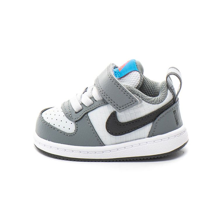 Nike Court Borough Low Comfortable Sports Low-Top Skate Shoes Baby Sneakers Gray White 870029-006