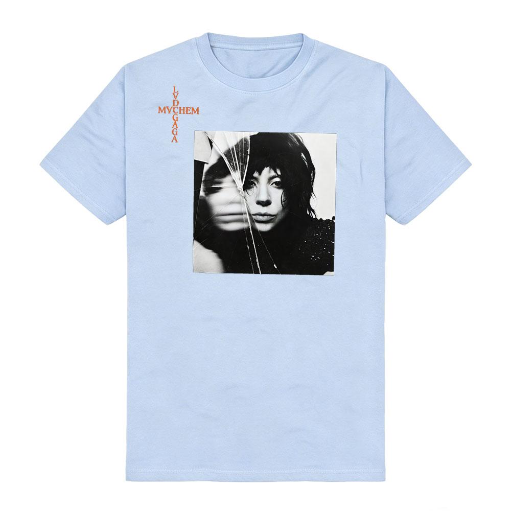 Women Clothing Lady Gaga Short Sleeve Soft Pure Cotton Summer T-shirt Grunge Fashion Style Unisex Streetwear Printing Tshirt