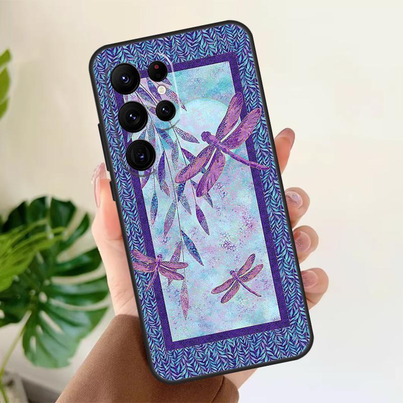 

Dragonfly Pattern Soft Case For Samsung Galaxy S21 S22 S23 S24 S25 Ultra S9 S10 Plus S20 FE S24 FE Phone Cover Galaxy S23