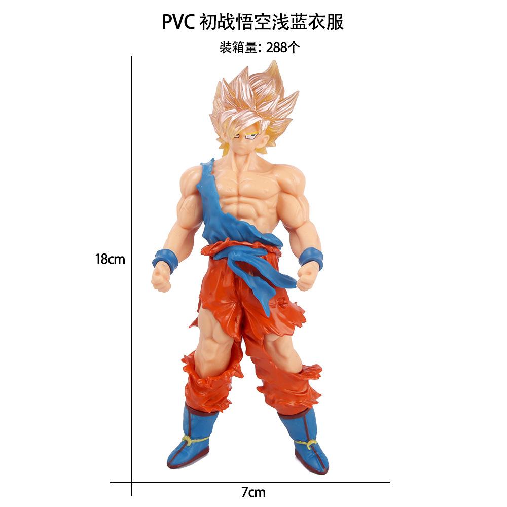 Anime Dragon Ball Vegeta Broly Son Goku Anime Action Figure Model Gifts Collectible Figurines for Kids 18cm