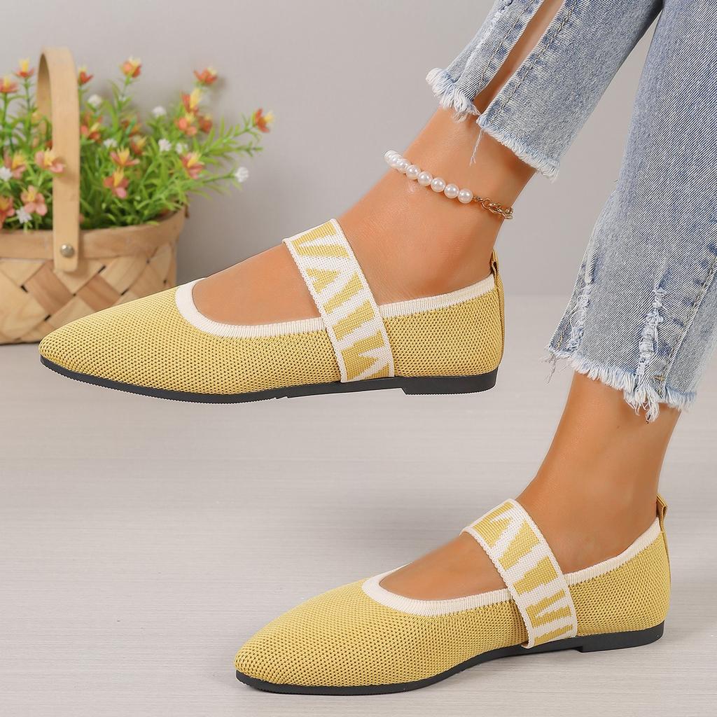 Women's Ballet Flats Casual Shoes Low Heel Barefoot Elegant Woman Sneakers Socofy Comfortable Pointed Toe on Offer Free Shipping