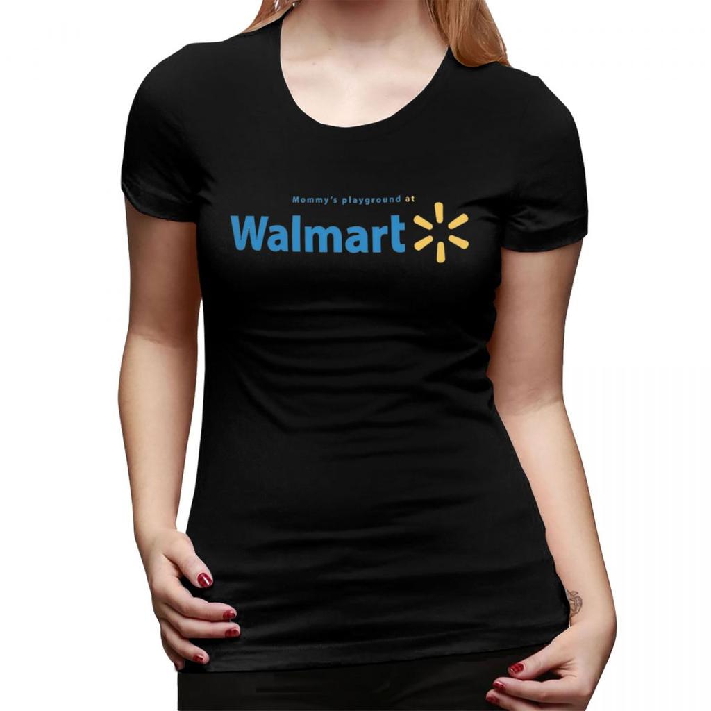 Walmart TShirt for Women Round Neck Streetwear T Shirts Womens Tees Short Summer Clothes Tops