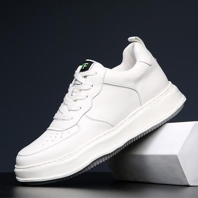 Fashion New Men Casual Leather Shoes Classic Lace-Up Antiskid Sports Shoes Outdoor Wear-Resistant Vulcanized Shoes High-Quality Men Shoe