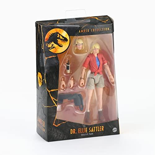 Mattel Jurassic Park Amber Collection/Ellie Sattler [Dinosaur Toy] Figure Doll with Working Joints [Ages 8 and Up] GWP82