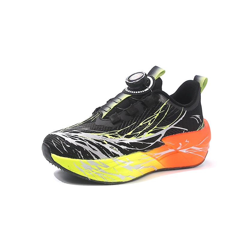 

Children Running Shoes School Training Match Cushioning Anti Slip Tennis Shoes Mesh Rebound Comfortable Casual Sneakers for Kids EU28