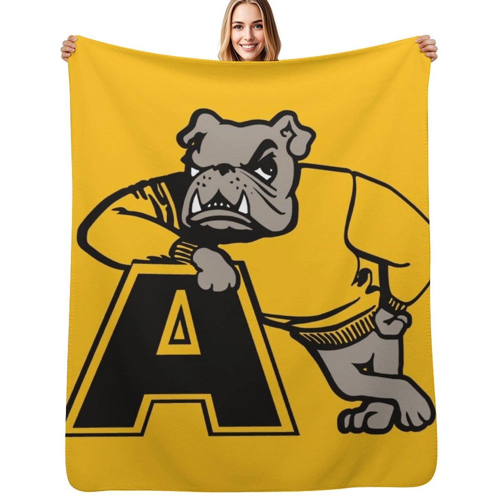 Adrian College Throw Blanket Plush Fuzzy Cozy Blanket for Couch Sofa 75x100cm