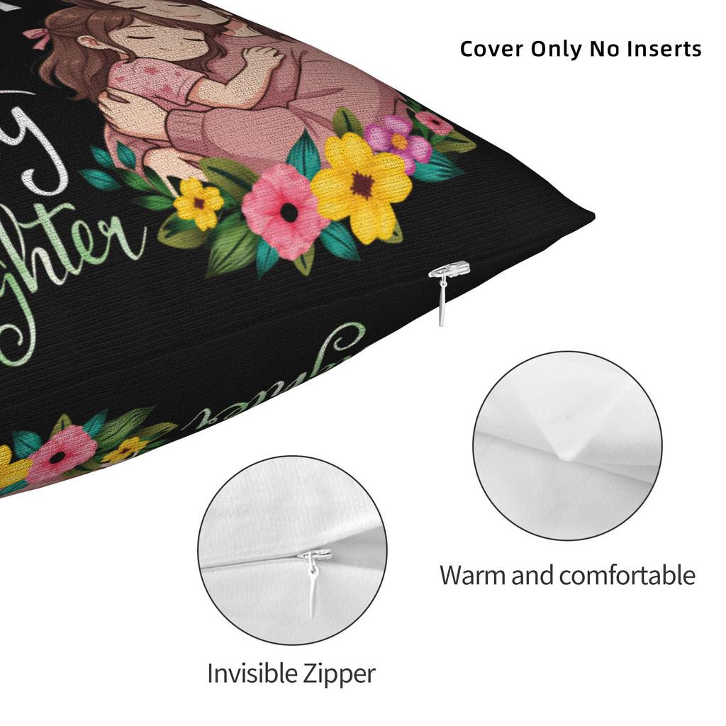 Happy Mother'S Day Pillow Cover Merch Printing Cushion Cover Gift Throw Pillow Case Cover Living Room Multi-Size