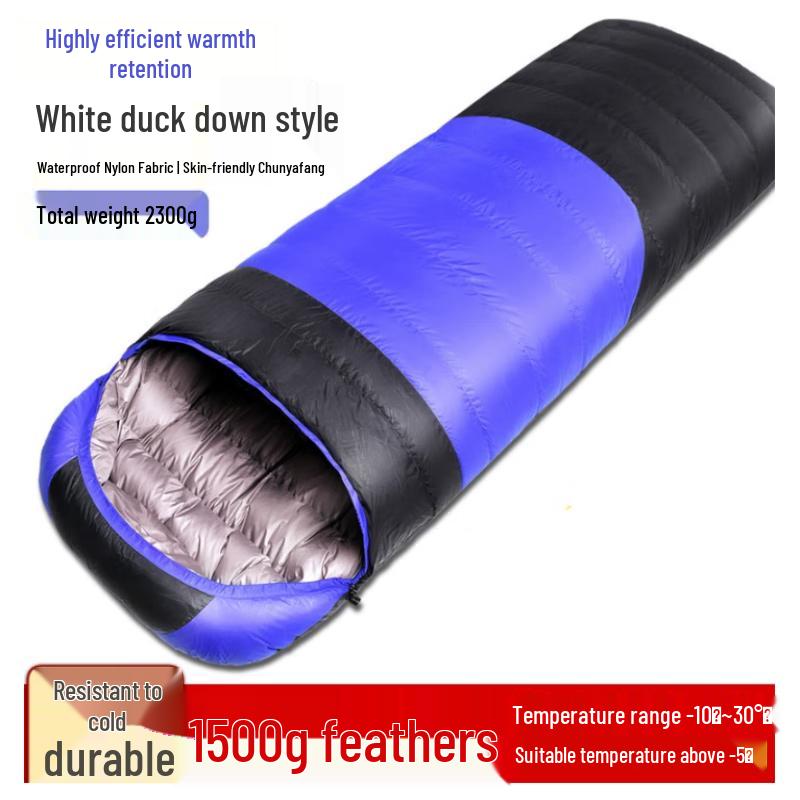 Baichengdao Outdoor White Duck Down Sleeping Bag