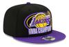 New Era Los Angeles Lakers 9FIFTY Snapback 2020 NBA Finals Champion Title Trophy In Black and One Size Purple, Black/Purple,