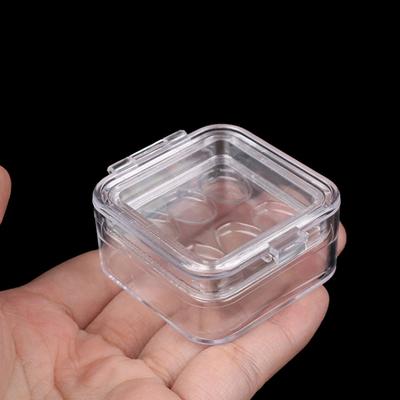 Dental Denture Protector Transparent Storage Box With Film Retainer False Teeth Denture Teeth Container Case Dentistry Material