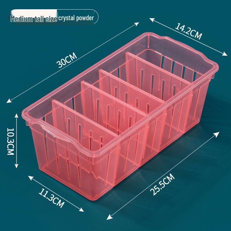 Klare Rechteckige Schreibtisch-Aufbewahrungsbox mit Schublade