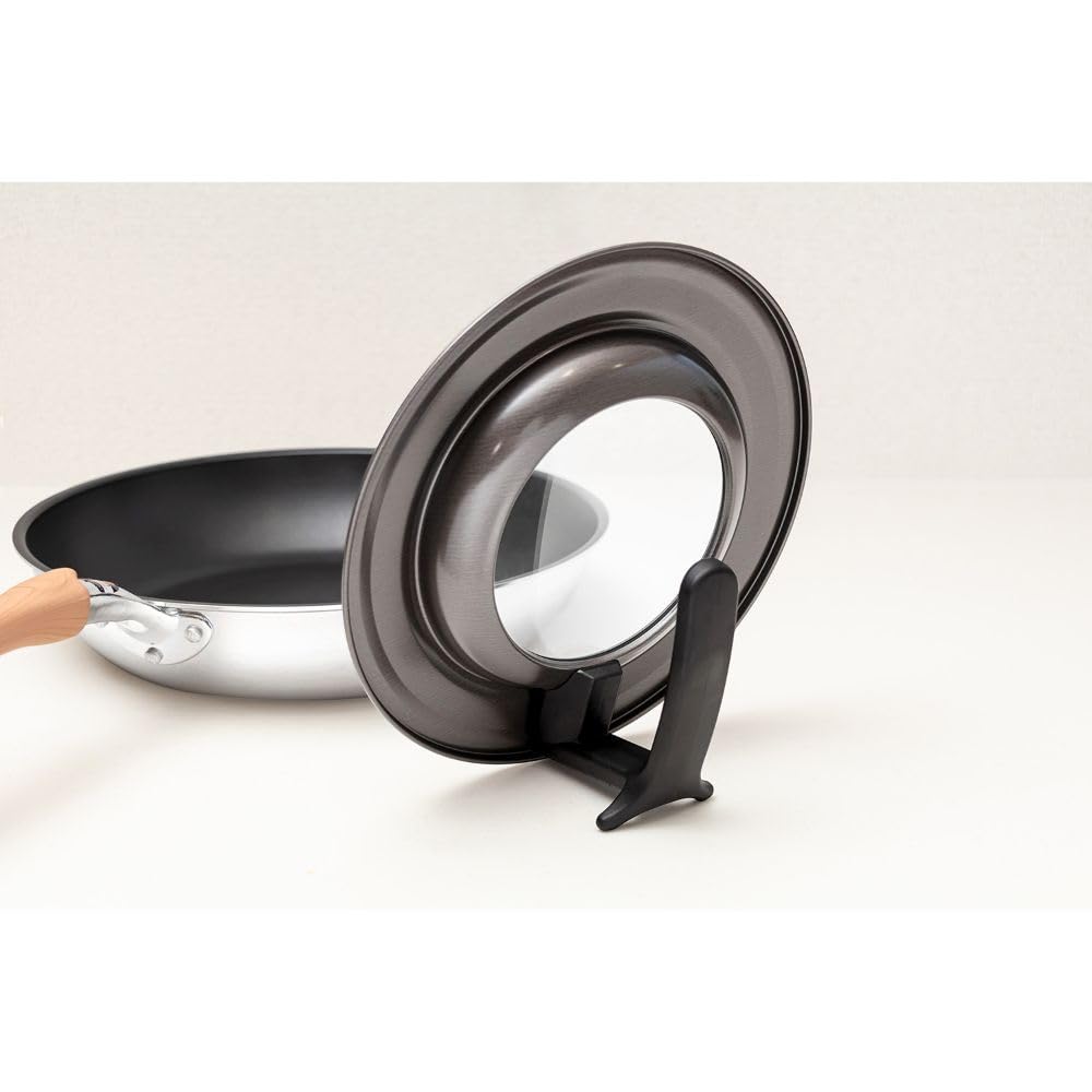 Bestco Pfannendeckel 18-22cm Stehend mit Glasfenster S-Ständer-Typ Hergestellt in Japan MA-2054 Ökologischer Pfannendeckel