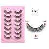 Seven Pairs of 5D Thick False Eyelashes, Natural Messy Eyelashes, Light and Unburdened, Self-grafted False Eyelashes
