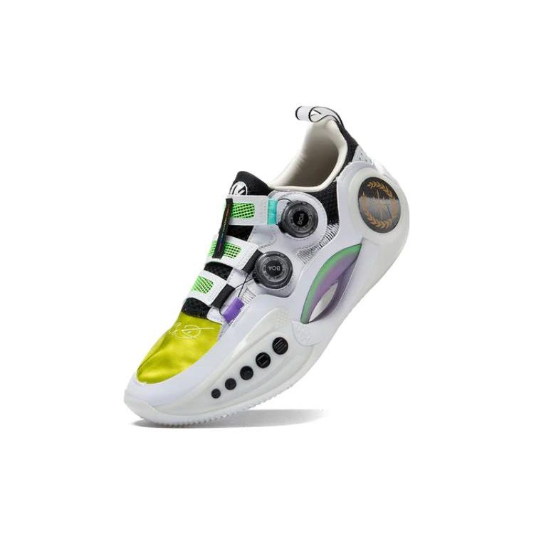 Li Ning Wow 9 City Exclusive Chengdu Shock Absorption Slip Resistant Durable Low Top Basketball Shoes Men Basketball Shoes ABES003-4