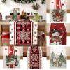 1PC Xmas Tree 33*183cm Table Cover New Year 2026 Table Runner Merry Christmas Decoration Snowman Table Decor Christmas