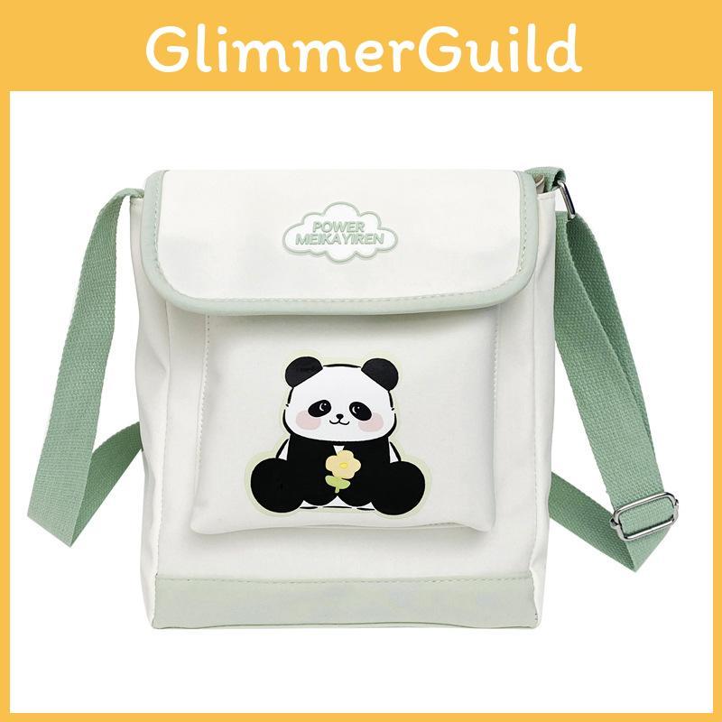 Cute Canvas Animal Print Crossbody Bag For Kids School And Outings