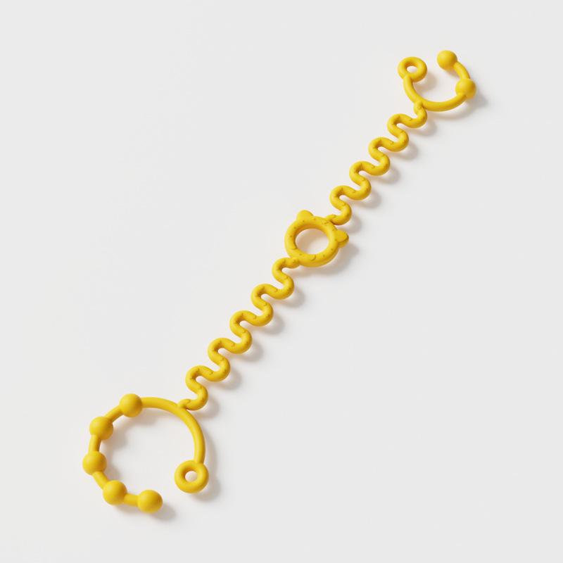 Cute Cartoon Pacifier Chain Holders Anti-drop Rope Chain Soft Silicone Teething Clips Baby Teether Toy Soother Pacifier Strap
