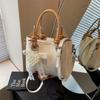 Niche high-end handbag women's new versatile casual fashion bucket bag crossbody simple women's bag