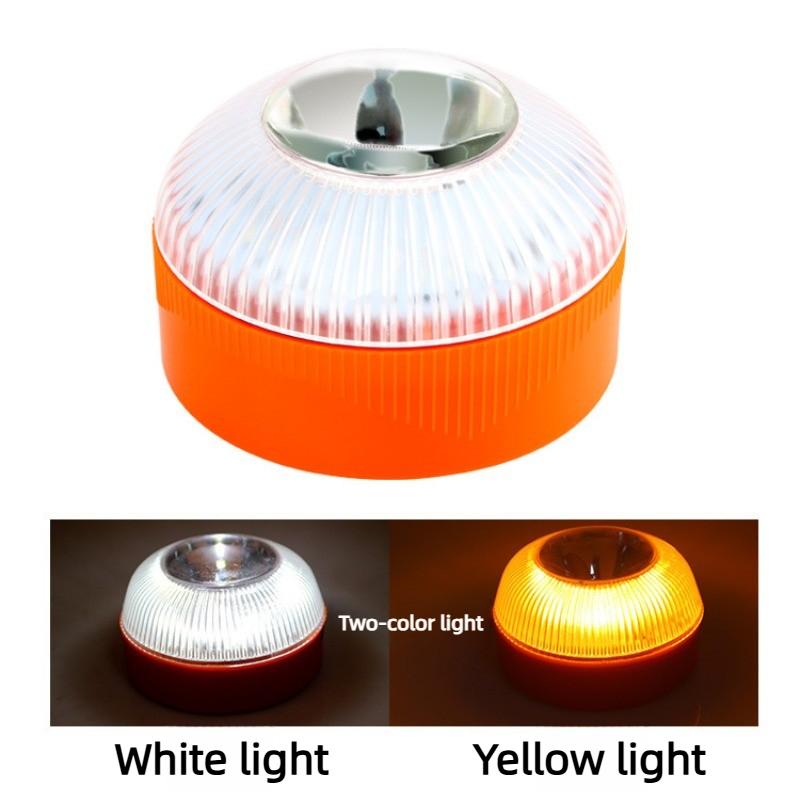 Flashing Light LED White Emergency Light Magnetic Induction Strobe Flashing Warning Light Safety Accessory Car Warning