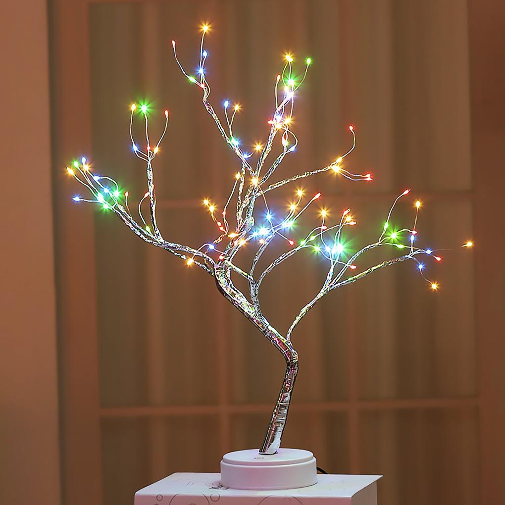 LED Tree Light Home Hotel Decorative Adjustable Artificial Tree Lamp Bedroom