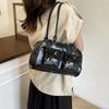 Bow Spice Girl Underarm Bag Women's  New Summer Tote Bag Shoulder Bowling Pillow Bag Commuter Bag