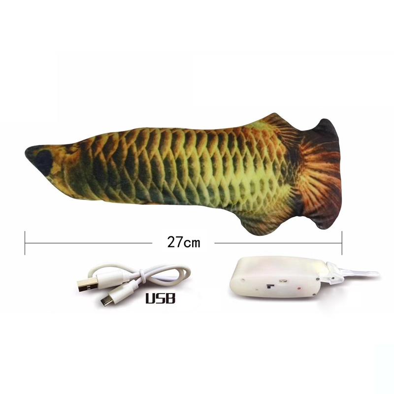 Electric Simulation Fish Jumping Fish Net Red Fish Moving Fish Electric Jumping Fish Simulation Electric Fish Toy