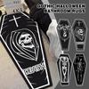 New Non-slip Gothic Demon Carpets Polyester Fiber (polyester) Black Bathroom Bedroom Mat Decoration Carpet Bedroom
