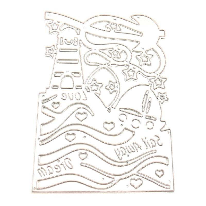 Osterhase Metall-Stanzschablonen Schablone Scrapbooking DIY-Album Stempel Papierkarte Prägung Dekoration Handwerk Drop Shipping
