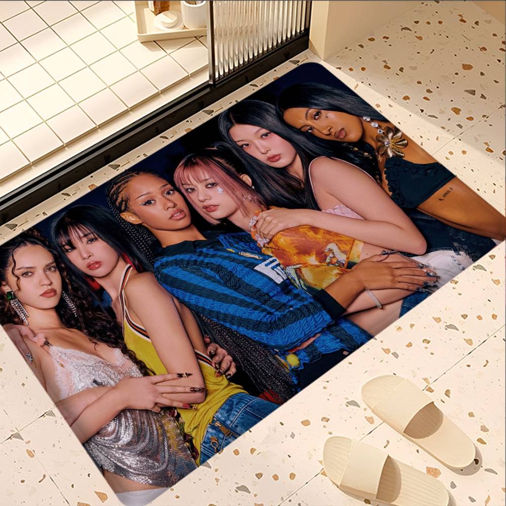 Kpop Band K-KatseyeS Room Mats Nordic Style Home Doormat Bathroom-Toilet Mats Bedroom Hotel Decor Mat