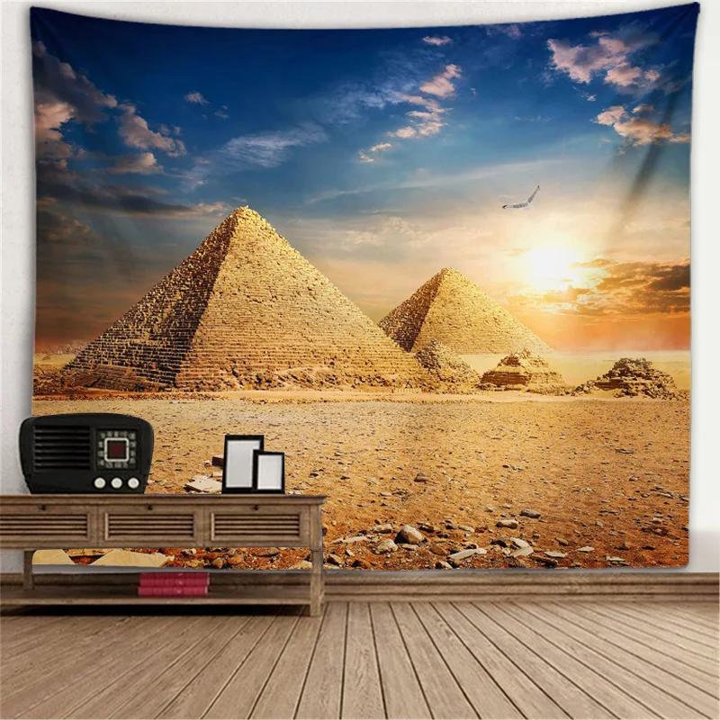 Window View Tapestry Wall Hanging Bedroom & Living Room Wall Decor Backdrop Tree Hollow Stove Hanging Large Tapestry
